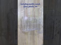 280 मिमी पीईटी वॉल माउंटेड टूथब्रश कैडी आईएसओ 9001 डैमेज फ्री बास्केट होल्डर