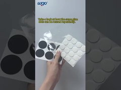 डाई-कट डूब साइड रियूजबल गोंद डॉट्स रिपोजिशनल चिपकने वाला डॉट्स कोई अवशेष नहीं चिपचिपा वेलक्रो डॉट्स के लिए