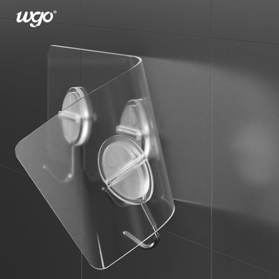 कोई ड्रिलिंग छेद की जरूरत नहीं स्वयं चिपकने वाला हुक रैक दरवाजे के लिए दैनिक वस्तुओं भंडारण विचार