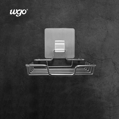 शॉवर के लिए WGO 304 स्टेनलेस स्टील साबुन डिश ISO 9001 5kg स्वयं चिपकने वाला प्रकार