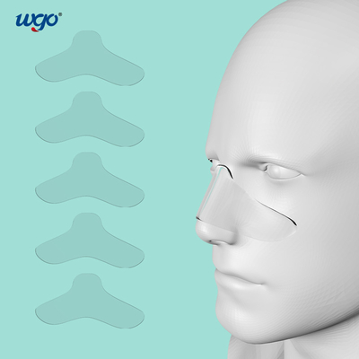 Repostionable स्वयं चिपकने वाला पैड ऑक्सीजन मास्क Cpap जेल नाक पैड