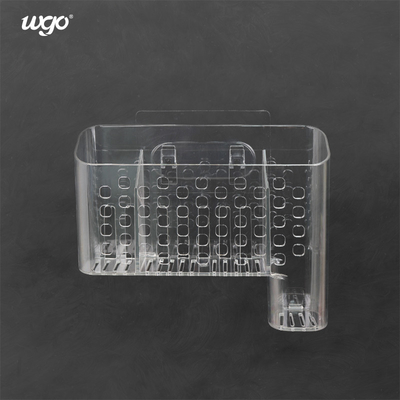 280 मिमी पीईटी दीवार पर चढ़कर टूथब्रश कैडी आईएसओ 9001 डैमेज फ्री बास्केट होल्डर: