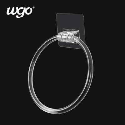 4 किलो हटाने योग्य हैंगिंग बाथरूम तौलिया अंगूठी धारक पॉलीविनाइल क्लोराइड स्टिकर