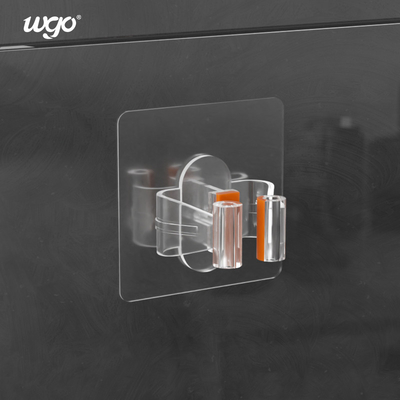 सफाई उपकरण के लिए डैमेज फ्री स्ट्रॉन्गली माउंटेड एडहेसिव ब्रूम एमओपी होल्डर