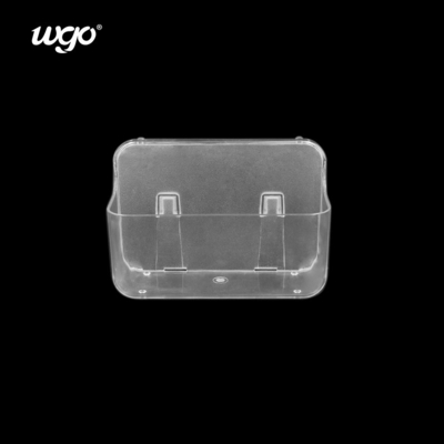 4-5 किलो पेटेंट चिपकने वाला कप शॉवर कैडी 180 मिमी साफ बाथरूम दीवार पर घुड़सवार शेल्फ