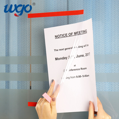 ऐक्रेलिक दस्तावेज़ 8.5 X11 साफ़ साइन होल्डर रिपोज़िशनेबल ODM OEM वॉल माउंट