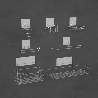 MSDS बाथरूम उत्पाद धारक EXW ट्रेड वॉल माउंटेड शावर कैडी डैमेज फ्री